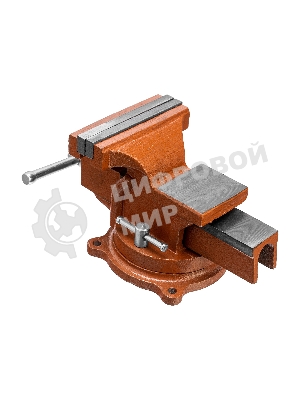 Тиски Sparta слесарные 125мм поворотные с наковальней