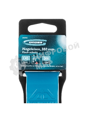 Лом-гвоздодер Gross плоскопрофильный, 380x35x8 мм