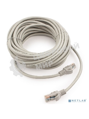Патч-корд медный UTP Cablexpert PP10-7.5M cat.5, 7.5м, литой, многожильный, серый