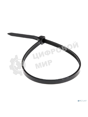 Хомут-стяжка кабельная нейлоновая Rexant 350 x4,8 мм, черная, упаковка 100 шт.