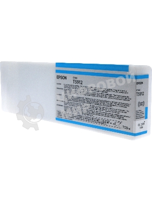 Картридж струйный Epson T5912 (C13T591200) голубой (700 мл) для I/C SP-11880