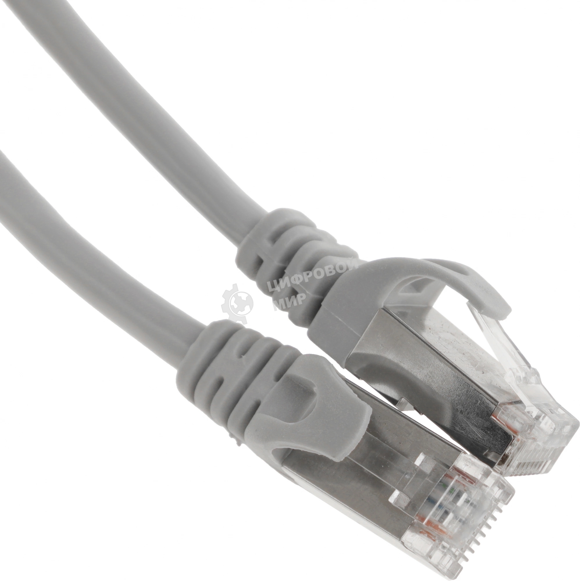 Патч-корд Premier PP6-2M 10000Gbит/с FTP 4 пары cat.6 CCA molded 2м серый RJ-45 (m)-RJ-45 (m)