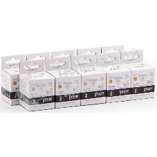 Лампа светодиодная Gauss Elementary MR16 7Вт цок.: GU5.3 спот 220B 3000K св. свеч. бел. теп. MR16 (упак.: 10 шт) (13517)
