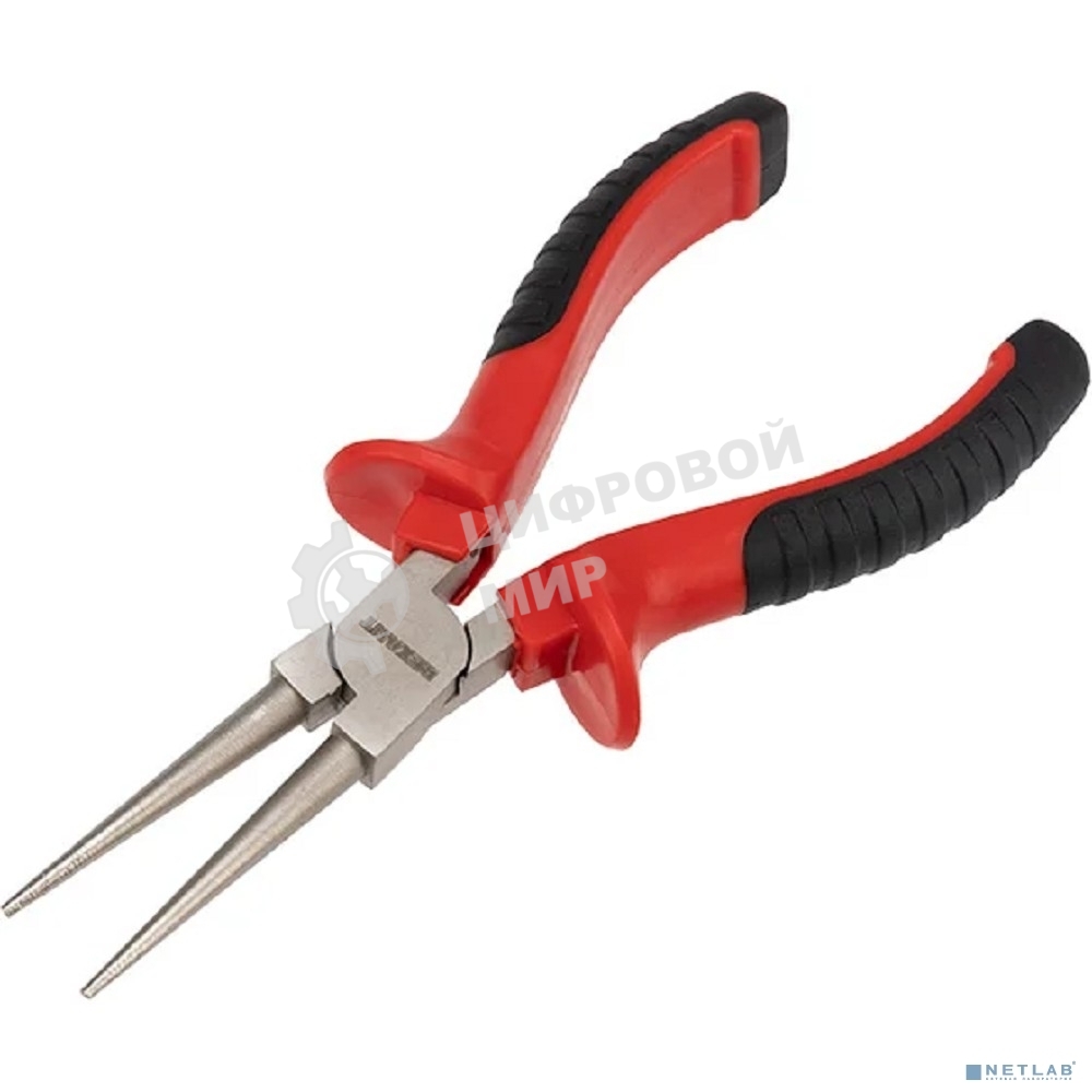 Круглогубцы Rexant 160 мм никелированные, двухкомпонентные рукоятки