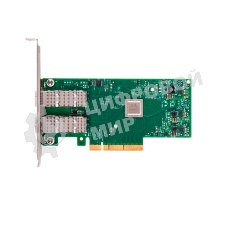 Сетевая карта ConnectX-4 Lx EN network interface card, 25GbE dual-port SFP28, PCIe3.0 x8, tall bracket, UEFI Enabled, ROHS R6