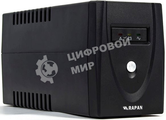 Источник бесперебойного питания RAPAN-UPS 600 220В 600В.А/350Вт меандр с АКБ 7А.ч интерактивный Бастион 739