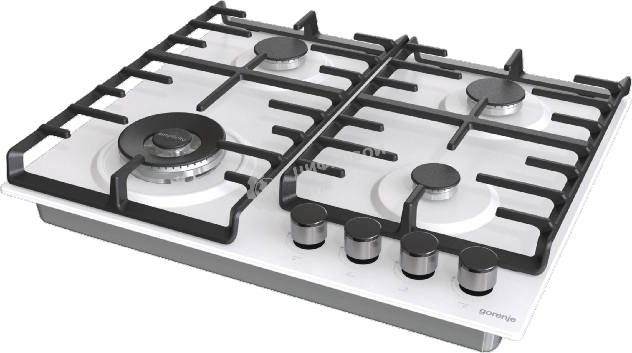Газовая варочная панель Gorenje GW642SYW белый