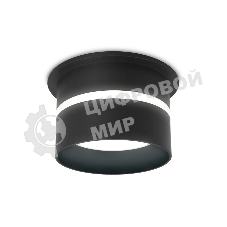 Светильник Ambrella light TN196 BK/S черный/песок GU5.3 D70*60