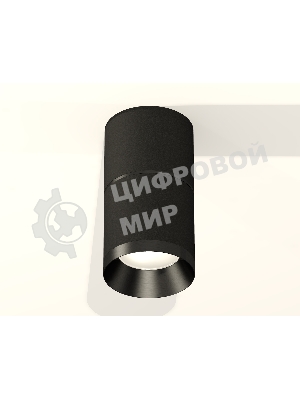 Светильник Ambrella Light XS7402161 SBK/PBK черный песок/черный полированный MR16 GU5.3 (C7402, A2071, C7402, N7031)
