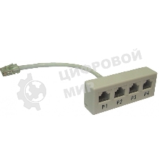 Y-адаптер, 4 параллельных порта