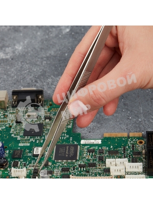 Пинцет прямой, узкий Rexant 140 мм Airy (блистер)