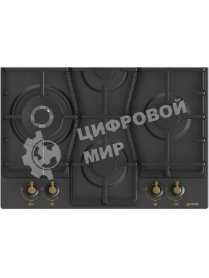 Газовая варочная панель Gorenje GW6D42CLB черный