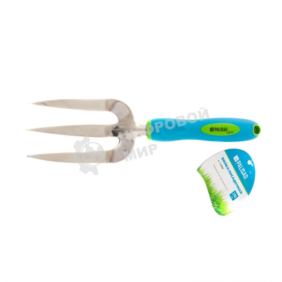 Вилка посадочная Palisad PREMIUM PLUS 80х290 мм, нерж. сталь, двухкомпонентная рукоятка