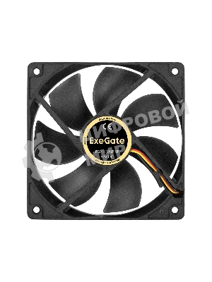 Вентилятор для корпуса ExeGate EX12025B3P черный, 120 мм, 1550 об/мин, 25 дБ, 3 pin