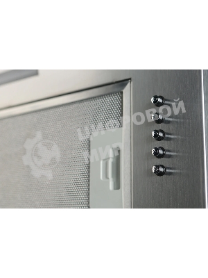 Встраиваемая вытяжка MONSHER ANGERS 60 Acier, ширина 60 см, отвод/рециркуляция, 500 м3/час, механическое кнопочное управление, 3 скорости, светодиодное освещение 1х5 Вт, металлические жироулавливающие фильтры, угольный фильтр KFY (опция), уровень шума 45 дБ, нержавеющая сталь ПРОМО