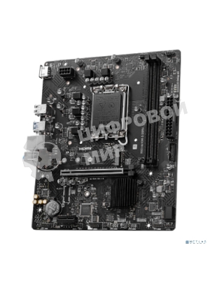 Материнская плата MSI PRO H610M-S DDR4, LGA 1700, Intel H610, 2xDDR4, 2xSATA, 1xM.2, 1xPCIe 4.0 x16, 1xPCIe 3.0 x1, 1xHDMI, 1x1Gb LAN, 4xUSB 2.0, 2xUSB 3.2 Gen 1, 3x3.5 мм, 7.1, Micro-ATX