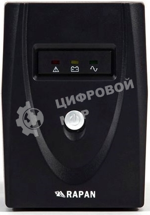 Источник бесперебойного питания RAPAN-UPS 600 220В 600В.А/350Вт меандр с АКБ 7А.ч интерактивный Бастион 739