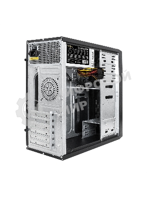 Компьютерный корпус Miditower ExeGate CP-606U-UNS350 (ATX, БП UNS350 с вент. 12см, 1хUSB/1хUSB 3.0, аудио)