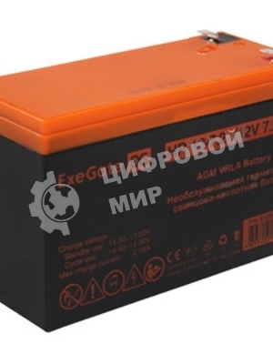 Батарея для ИБП ExeGate EX285638RUS HR 12-7.5 (12V 7.5Ah 1228W, клеммы F2)