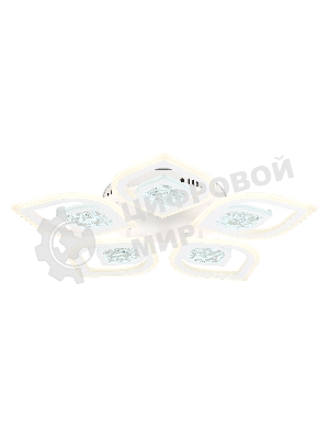 Светильник потолочный светодиодный с пультом FA4292/5 WH белый 120W 3000K+6400K/4200K/6400K+3000K D680*80 (ПДУ ИК)