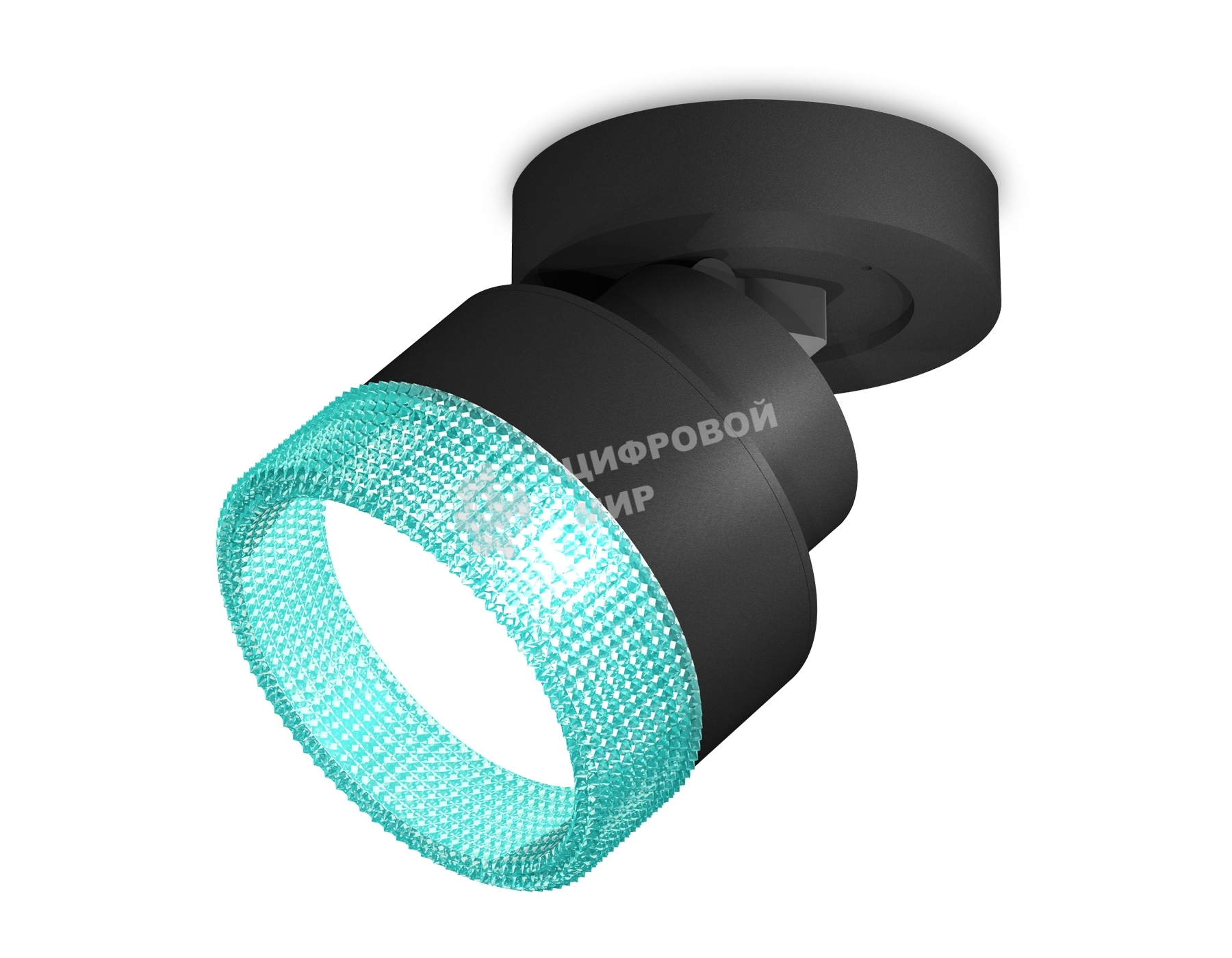 Светильник Ambrella Light XM8102043 SBK/BL черный песок/голубой GX53 (A2229, A2106, C8102, N8488)