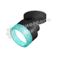 Светильник Ambrella Light XM8102043 SBK/BL черный песок/голубой GX53 (A2229, A2106, C8102, N8488)