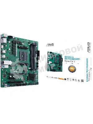 Материнская плата ASUS PRO B550M-C/CSM, AM4, AMD B550, 4xDDR4, 4xSATA, 2xM.2, 1xPCIe 4.0 x16, 1xPCIe 4.0 x4, 1xHDMI, 2xDP, 1x1Gb LAN, 1xUSB-C 10Gbps, 1xUSB-A 10Gbps, 2xUSB-A 5Gbps, 2xUSB-A 2.0, 3x3.5 мм, 7.1, mATX