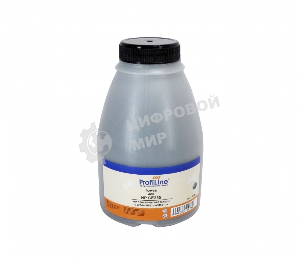 Тонер ProfiLine PL-CE255 для принтеров HP LJ P3015/P3015d/P3015dn/P3015x/Pro 400 500 MFP M525dn/M521dw/M521dn 300гр пр-во TTI Фасовка РФ