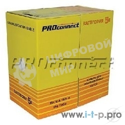 Кабель PROconnect Кабель FTP cat.5e 4 пары (305м) 0.51 мм OUTDOOR