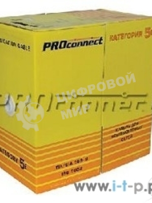 Кабель PROconnect Кабель FTP cat.5e 4 пары (305м) 0.51 мм OUTDOOR