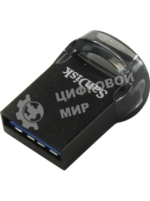 Флешка USB Sandisk CZ430 ULTRA FIT (SDCZ430-128G-G46), 128Gb, USB 3.1, R/W 130/40, черный