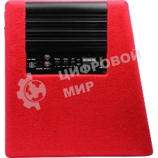 Сабвуфер автомобильный Ural АС-У12А КРАСНЫЙ 300Вт активный (30 см/12