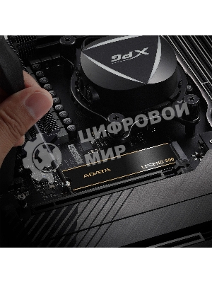 Накопитель SSD ADATA LEGEND 900, 512Gb, PCIe 4.0 x4, M.2 2280, NVMe, R/W 6200/2300, с радиатором