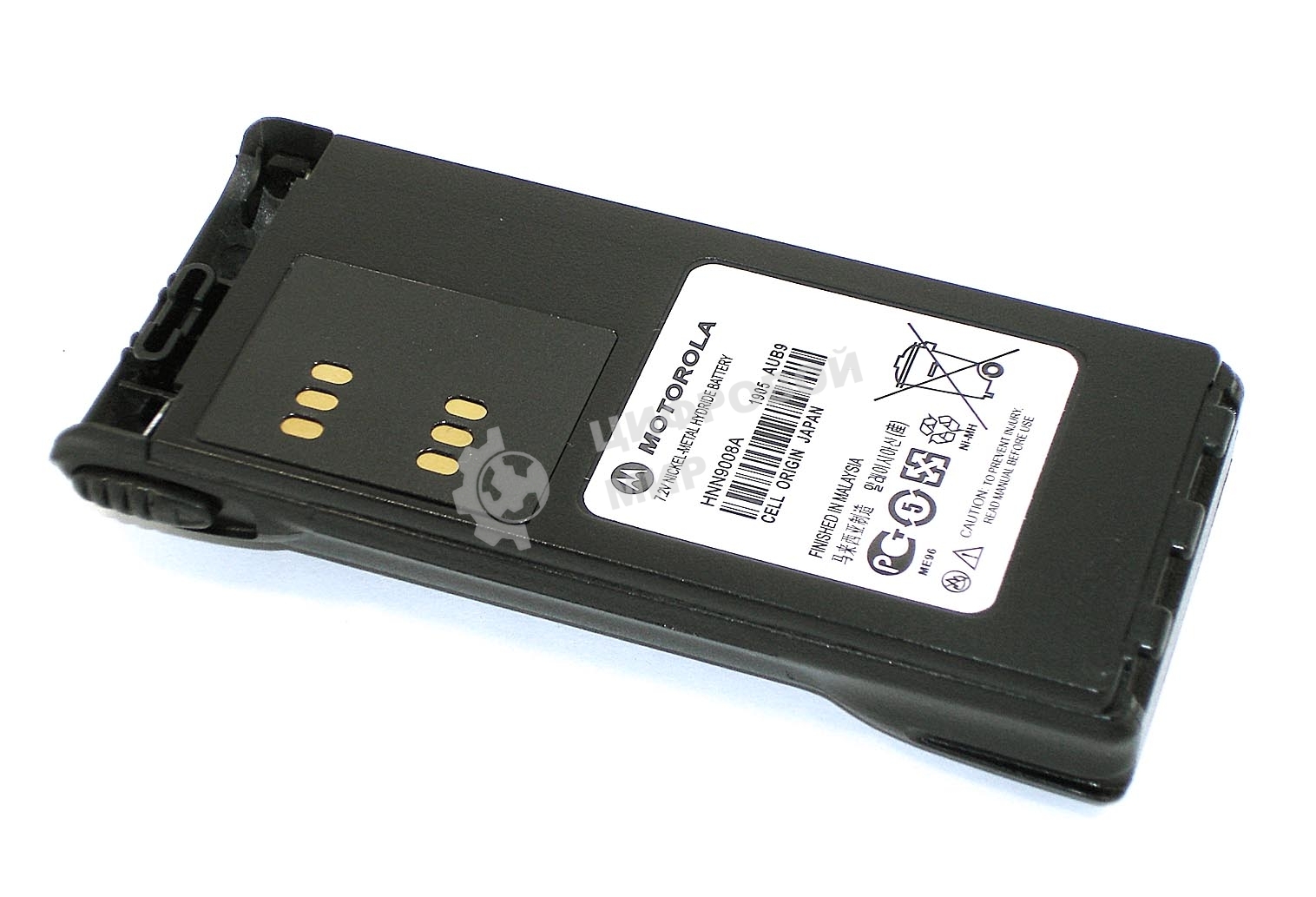 Аккумулятор для Motorola GP340 HT750 HT1200 (HNN4001) 1250mAh 7.2V Ni-Mh