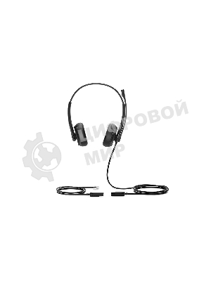 Гарнитура проводная YEALINK YHS34 Dual Дуо, Проводная, HD звук, QD, RJ9, шт