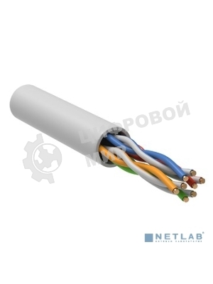 Кабель витая пара U/UTP кат.5e 4х2х24AWG solid LSZH GENERICA белый 305м (м) ITK