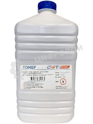 Тонер CET CE28-Y желтый (бутылка 500гр.) для Konica Minolta Bizhub C258/308/368/227i/257i