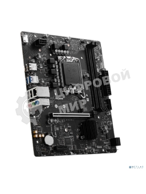 Материнская плата MSI PRO H610M-S DDR4, LGA 1700, Intel H610, 2xDDR4, 2xSATA, 1xM.2, 1xPCIe 4.0 x16, 1xPCIe 3.0 x1, 1xHDMI, 1x1Gb LAN, 4xUSB 2.0, 2xUSB 3.2 Gen 1, 3x3.5 мм, 7.1, Micro-ATX