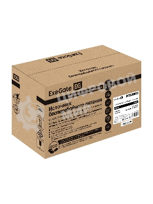 Источник бесперебойного питания ExeGate SpecialPro Smart LLB-900.LCD.AVR.1SH.2C13.RJ.USB 900VA/500W, LCD, AVR, 1*Schuko+2*C13, RJ45/11,USB, металлический корпус, черный