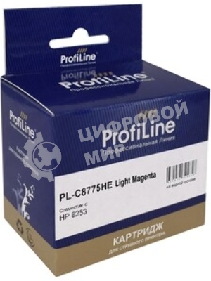 Картридж струйный ProfiLine PL-C8775HE №177 для принтеров HP 8253 Light Magenta водн