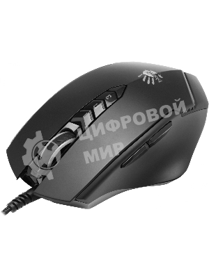 Мышь проводная A4Tech Bloody V8M Max черный, 12000 dpi, USB, кнопки - 10