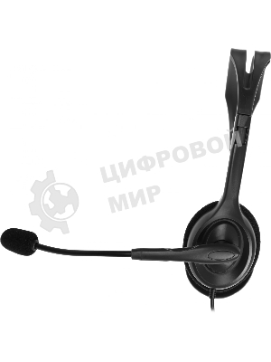 Гарнитура Logitech H110 серебристый, проводная, 3.5 мм