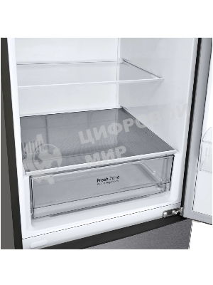 Холодильник LG GA-B509CLSL графитовый двухкамерный 277/107л морозилка снизу, No Frost