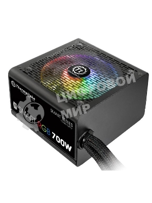 Блок питания Thermaltake Smart RGb (PS-SPR-0700NHSAWE-1), 700Вт, 80 PLUS, 120мм, черный
