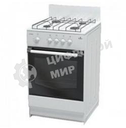 Плита газовая Darina S4 GM 441 101 белый, конфорок 4 шт, духовка 50 л, 50 см x 85 см x 51 см