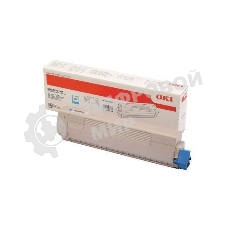 Картридж лазерный Oki C823 голубой 7К