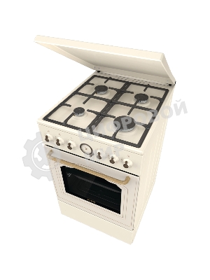 Плита газовая Gorenje GGI5BCLI бежевый, конфорок 4 газовых, духовка 67 л, 50 см x 85 см x 59.4 см