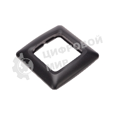 Рамка Kranz 1-я DEA горизонтальная черный металлик