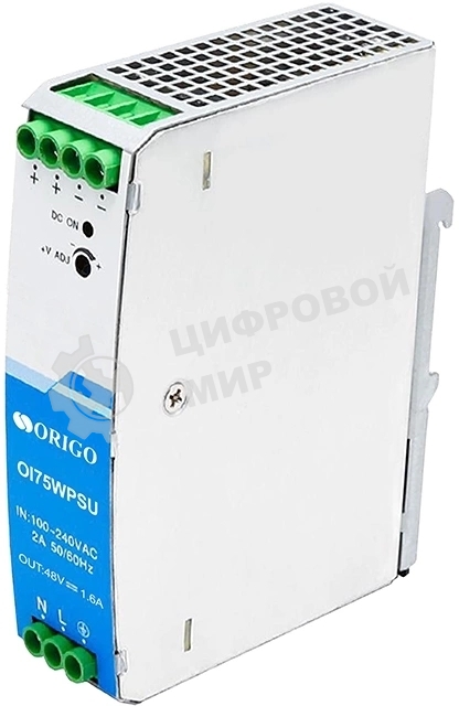 Источник питания ORIGO Power Supply for OIxxxx series, 75W, 48V DC output, -30 to 70 °C, DIN-Rail