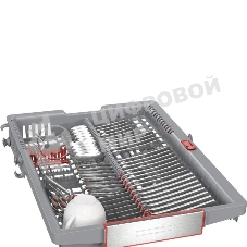 Встраиваемая посудомоечная машина Bosch SPV6ZMX17E, серебристый, 44.8 см, 10 компл., 43 дБ, класс A+++